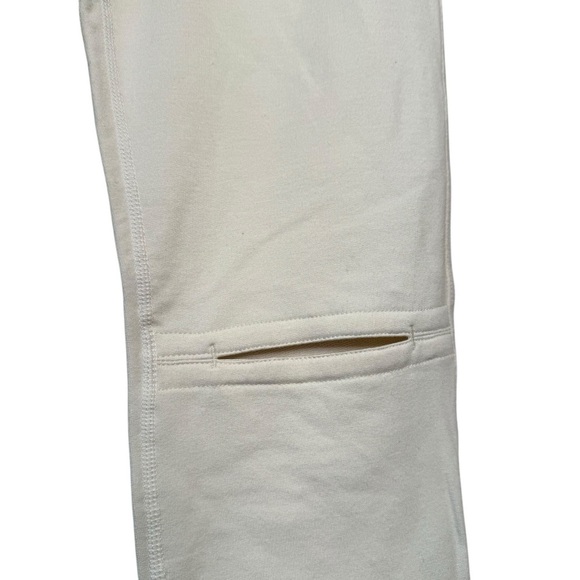 NWT Tate Jones WOMEN'S SLIT KNEE SWEAT Pepper White XS $195 MSRP - Picture 7 of 11